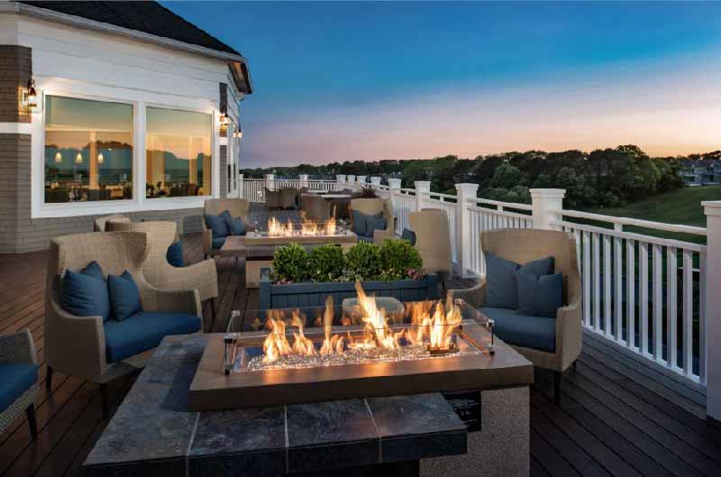 New Seabury Clubhouse Fire Pit